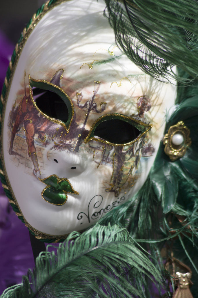 Detail of Mardi Gras Mask by Anonymous