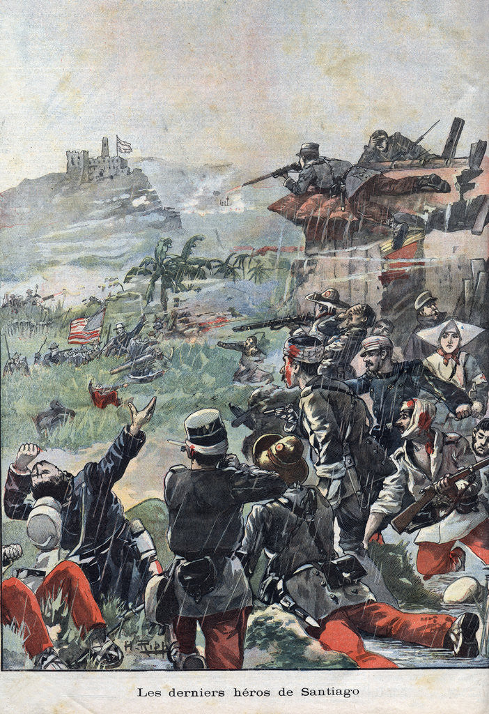 Detail of The Last Heroes of Santiago Illustration by Anonymous