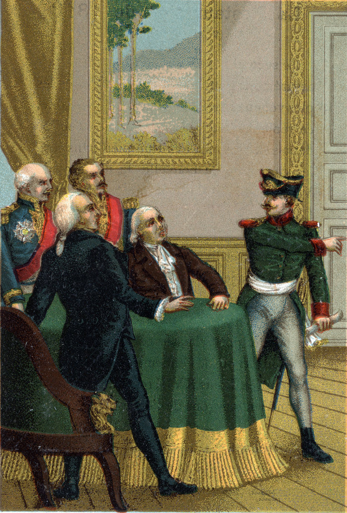 Detail of Illustration of Joseph Fouche During the Bourbon Restoration by Corbis