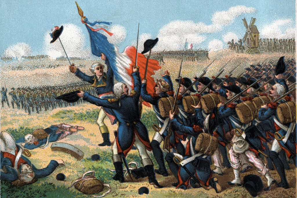 Detail of Illustration of the Battle of Valmy by Anonymous