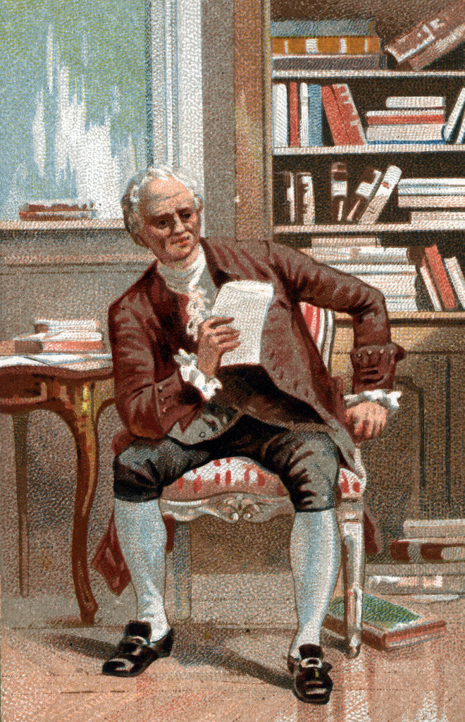 Detail of Illustration of Denis Diderot by Anonymous