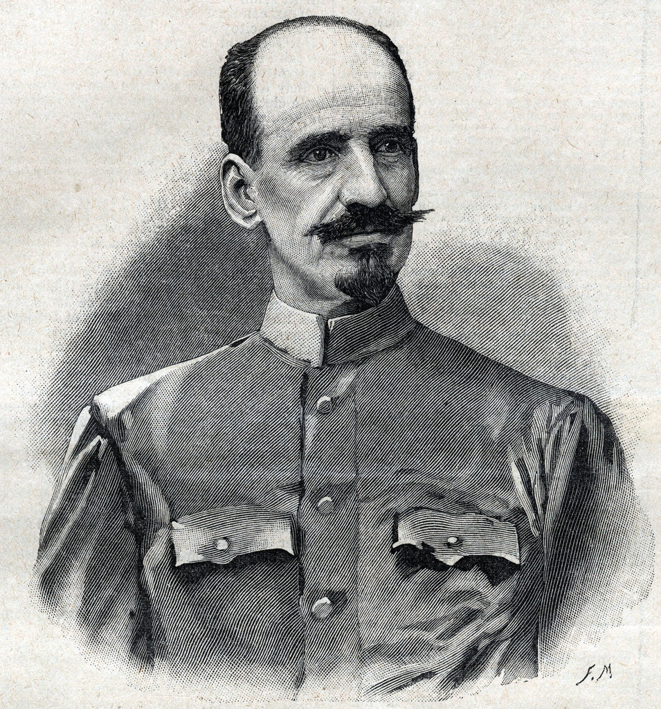 Detail of Newspaper Illustration of Fernand Foureau by Anonymous