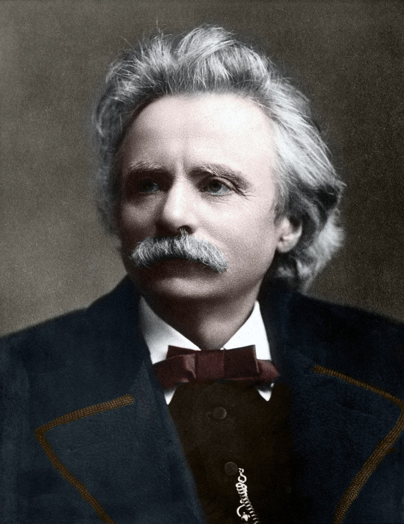 Detail of Edvard Grieg by Anonymous