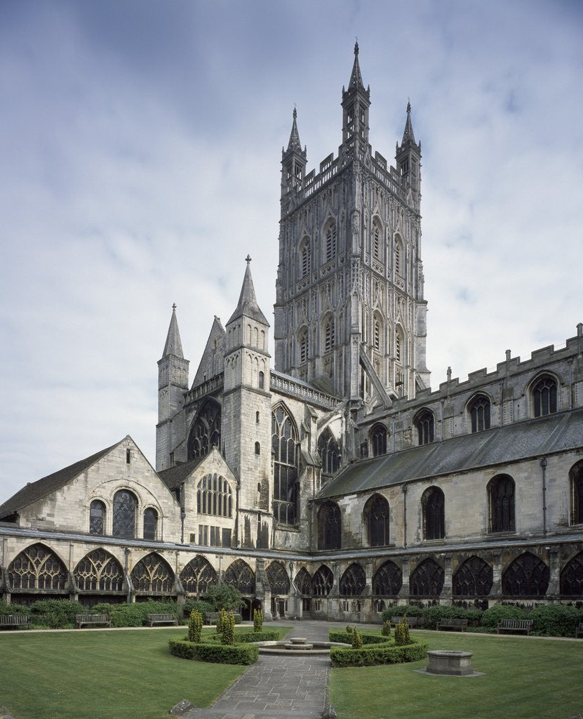 Detail of Gloucester Cathedral by Anonymous