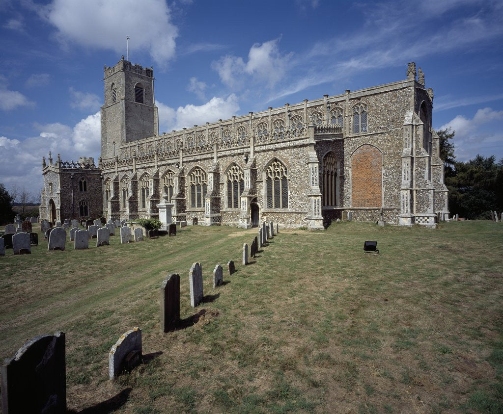Detail of Church of the Holy Trinity in Blythburgh by Anonymous