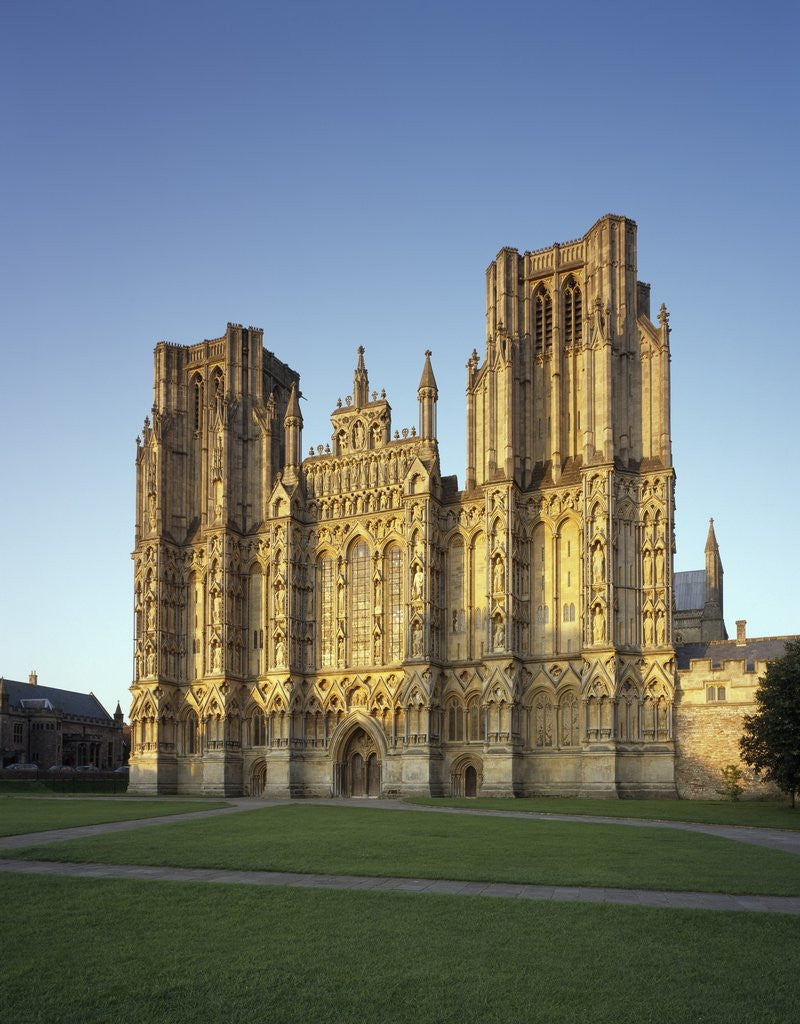 Detail of Wells Cathedral by Anonymous