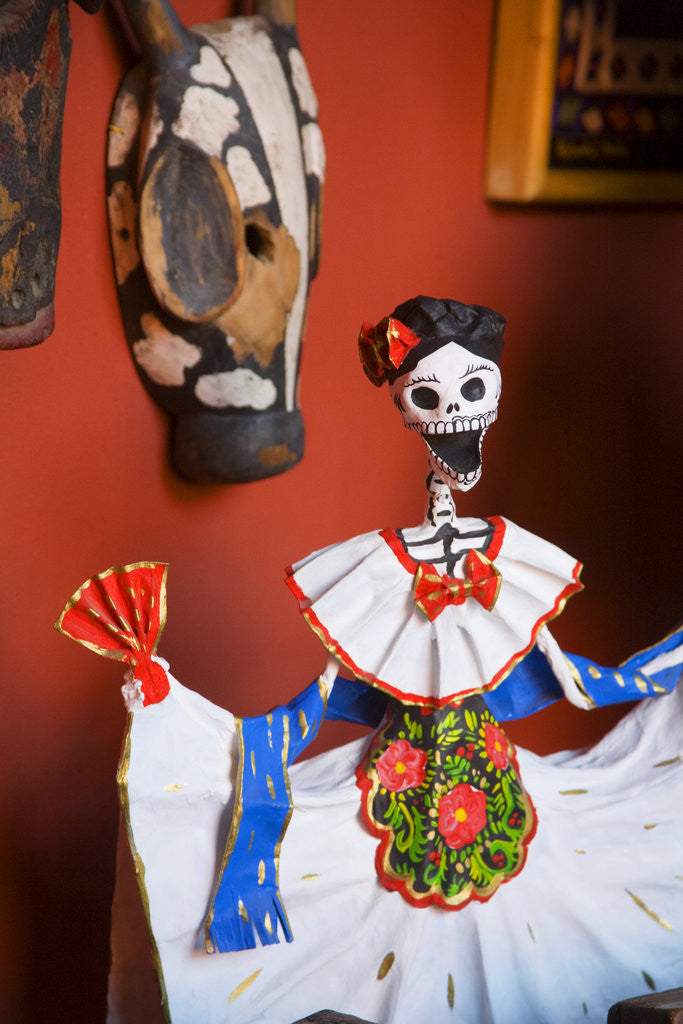 Detail of Day of the Dead Papier Mache Figurine by Anonymous