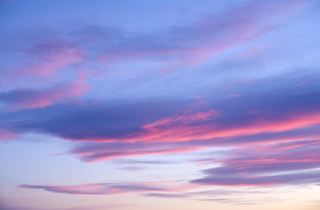 Detail of Colorful Clouds in Evening by Corbis