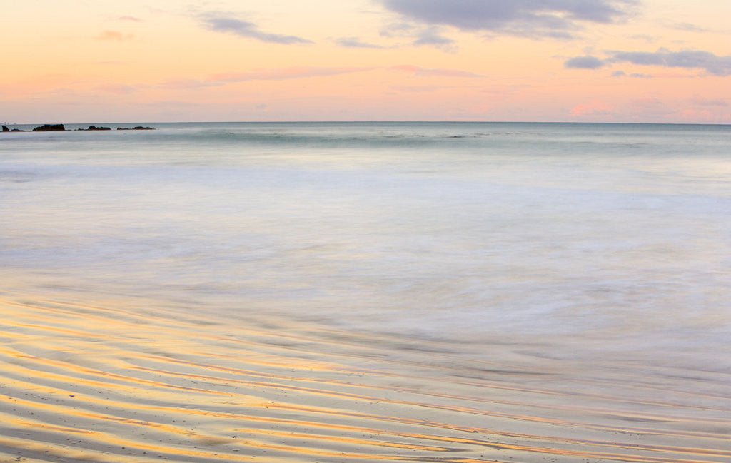 Detail of Surf Lapping Sandy Beach by Anonymous