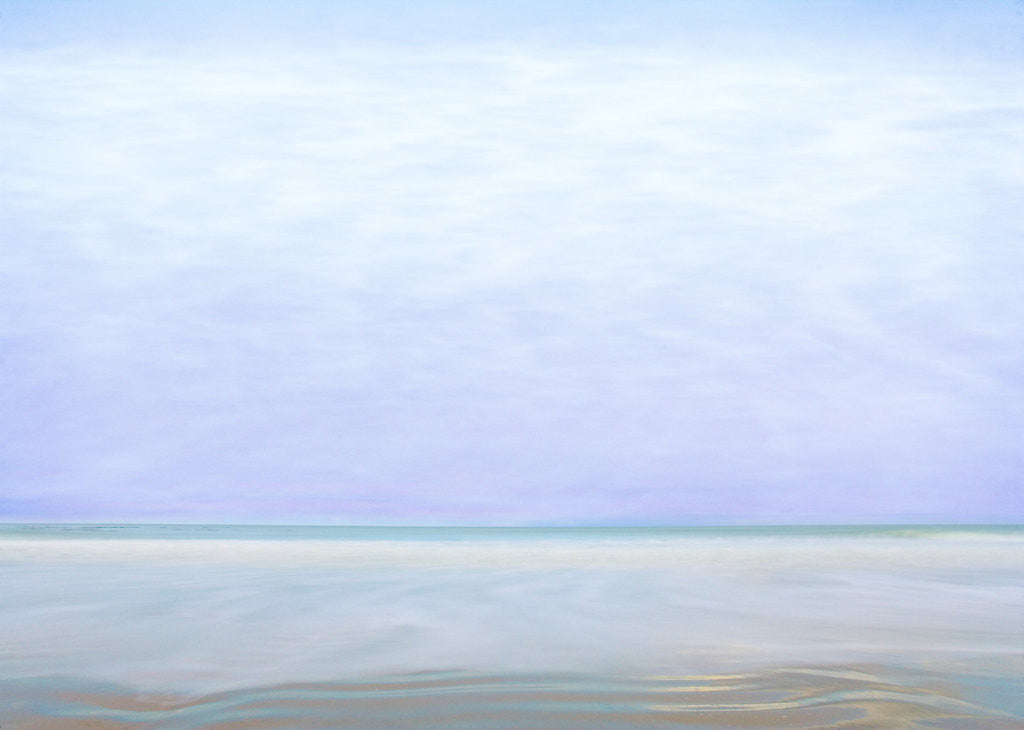 Detail of Surf Lapping Sandy Beach in Winter by Anonymous