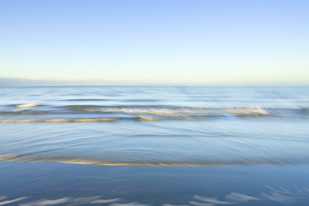 Detail of Small Waves Lapping Sandy Beach by Corbis