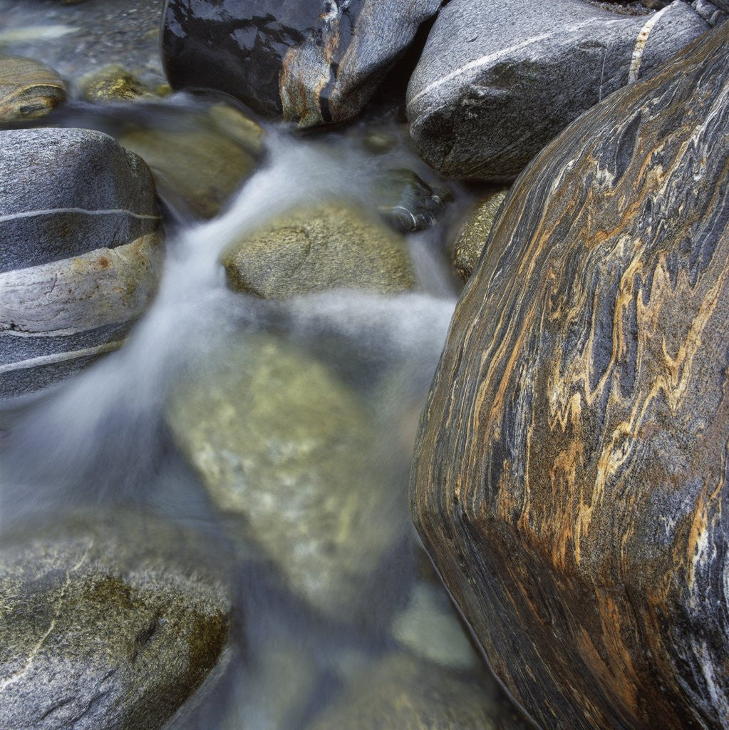 Detail of River in Verzasca Valley by Anonymous