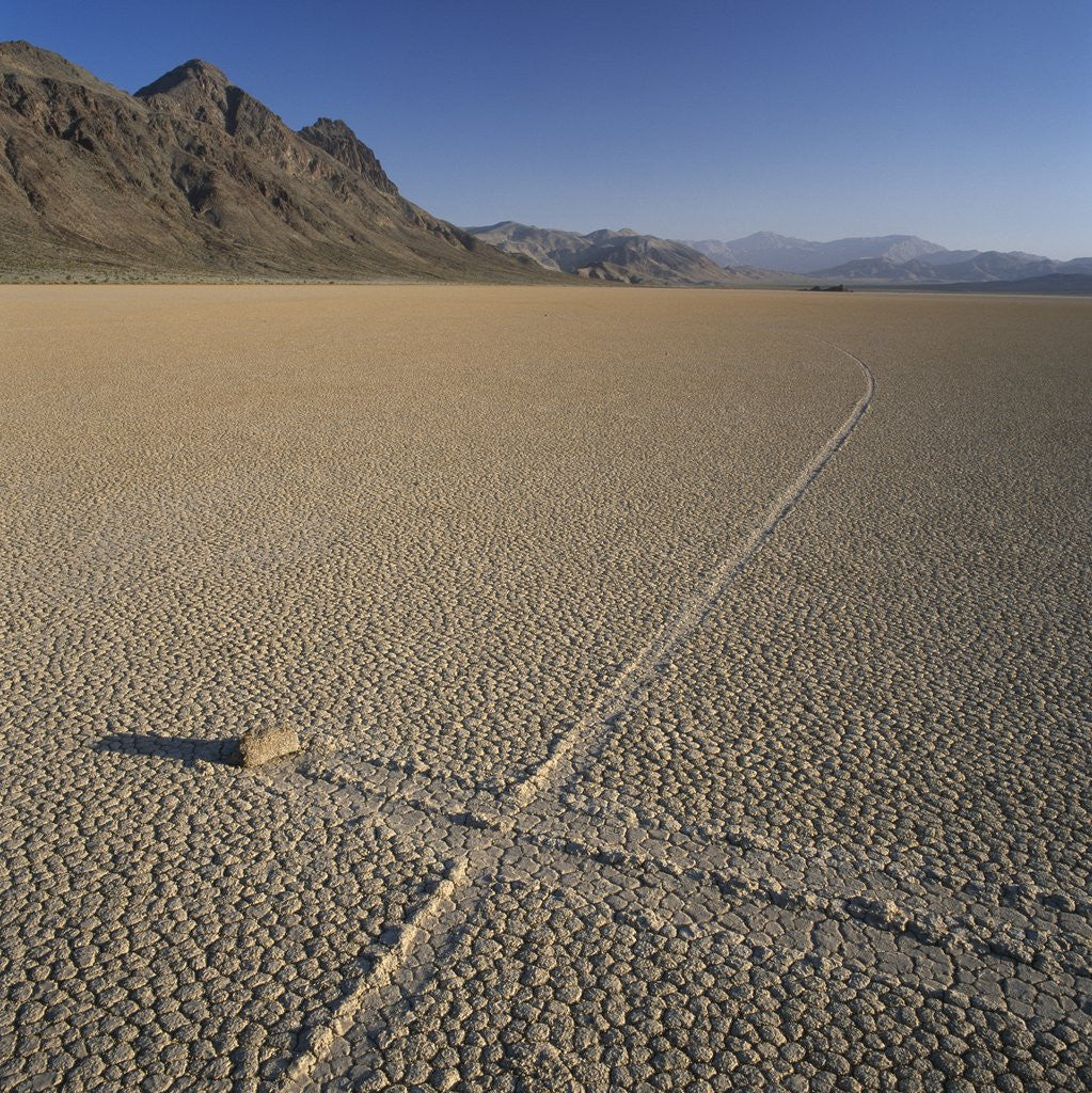 Detail of Rock Pushed by Wind in Desert by Anonymous