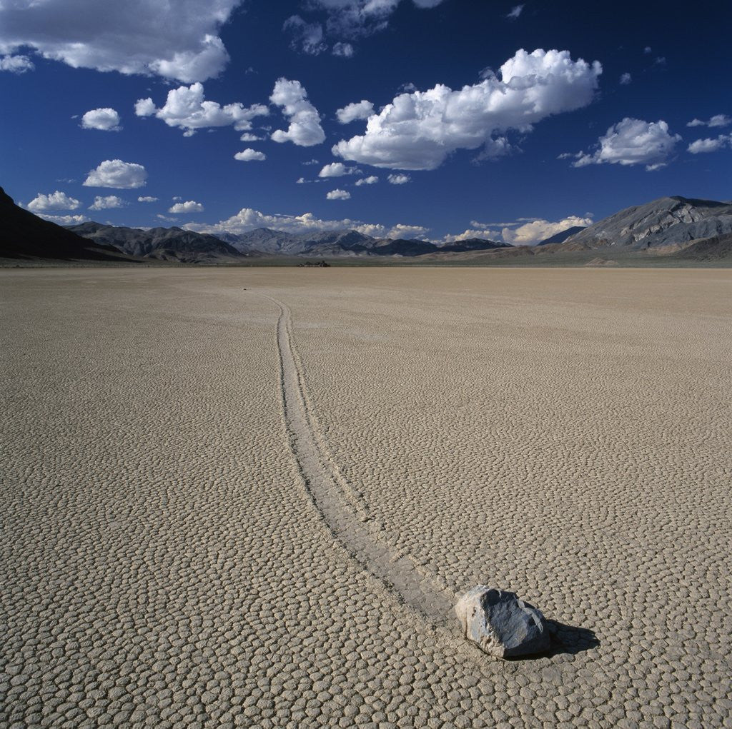 Detail of Rock Pushed by Wind in Desert by Anonymous