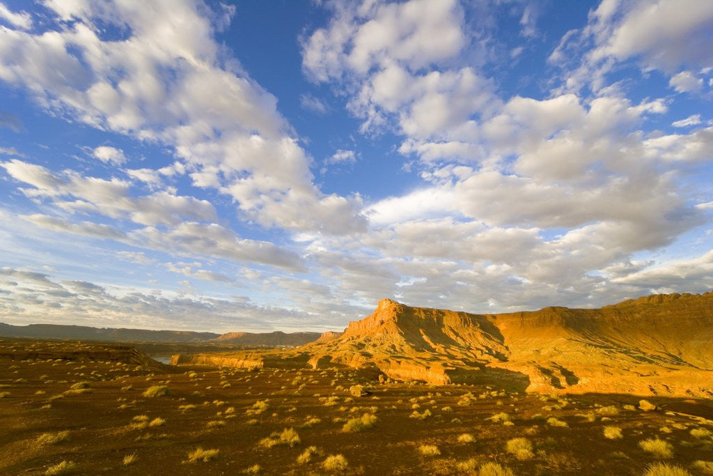 Detail of Clouds Over Buttes at Sunrise by Corbis