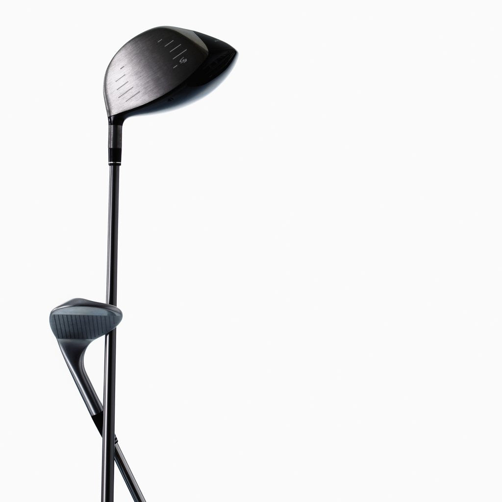 Detail of Two Golf Clubs by Corbis