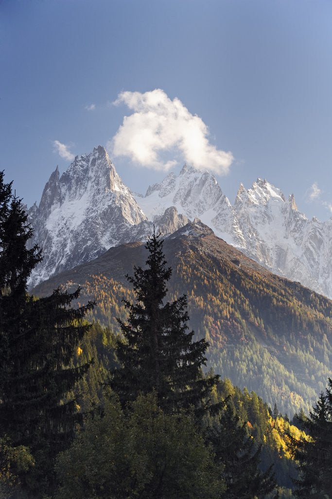 Detail of Clouds Hovering Above Mountains by Anonymous
