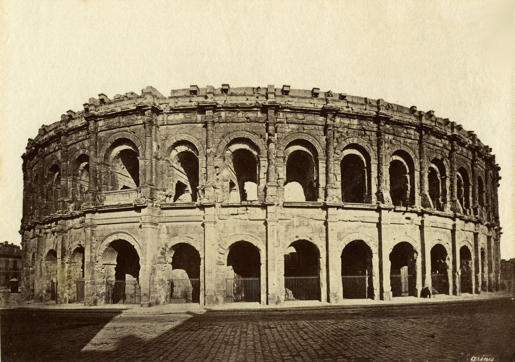 Detail of Roman Amphitheater at Nimes by Anonymous