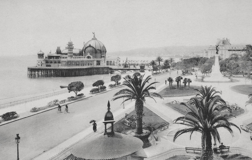 Detail of Pier and Promenade des Anglais, Nice by Anonymous