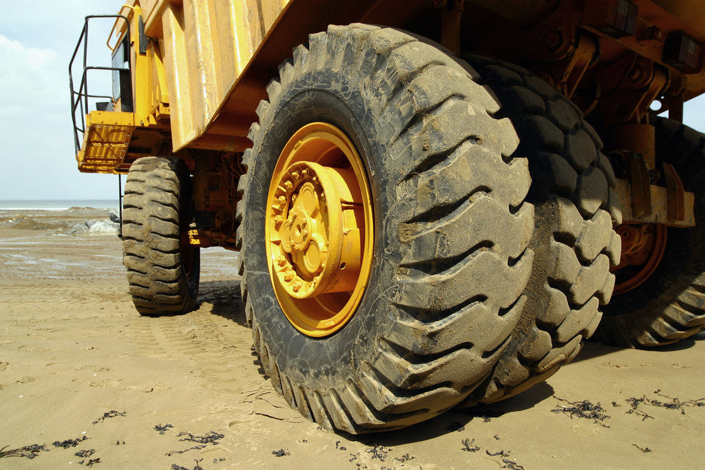 Detail of Tires on Construction Vehicle by Anonymous