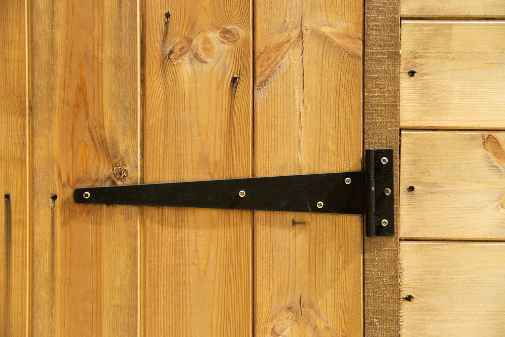 Detail of Door Hinge on Shed by Anonymous