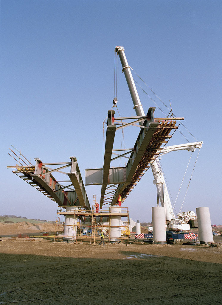 Detail of Highway Overpass Construction by Anonymous