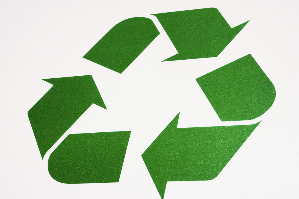Detail of Recycling Symbol by Anonymous