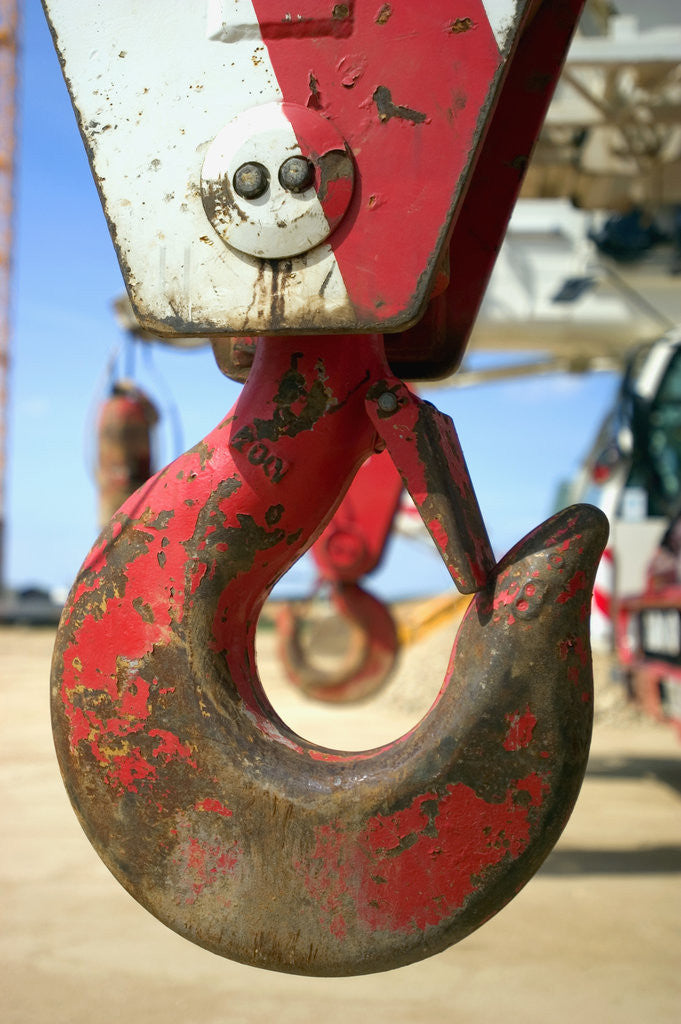 Detail of Crane Hook by Corbis