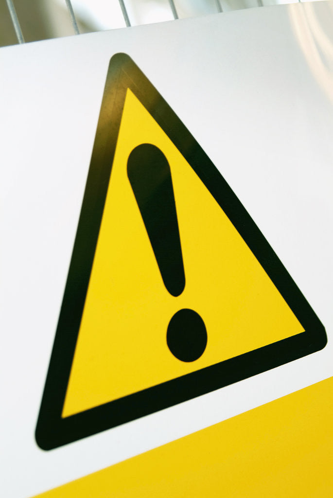 Detail of Warning Sign by Corbis