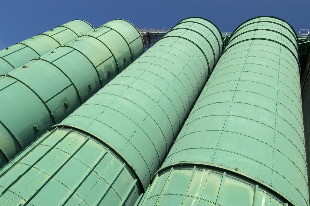 Detail of Silos at the Hovis Factory by Anonymous