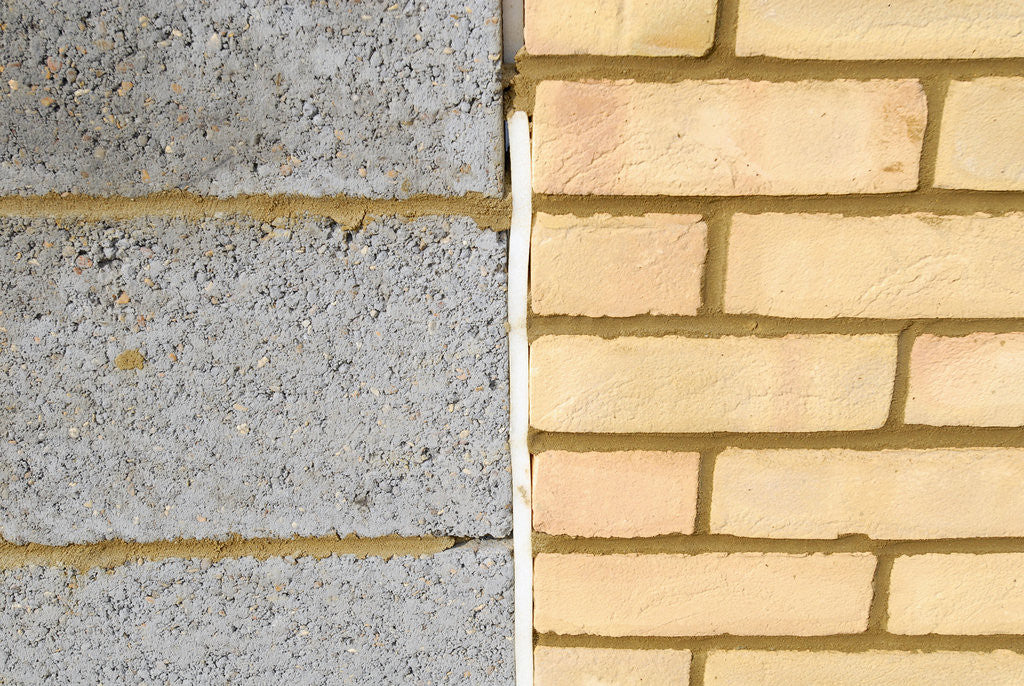 Detail of Wall on New Housing Development by Anonymous