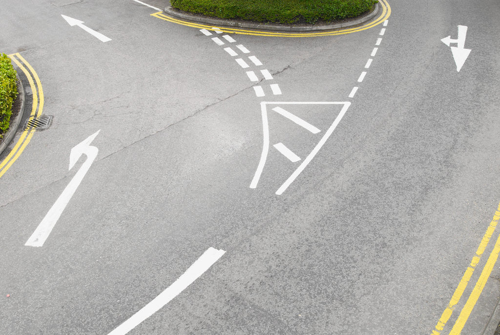 Detail of Forked Road by Anonymous