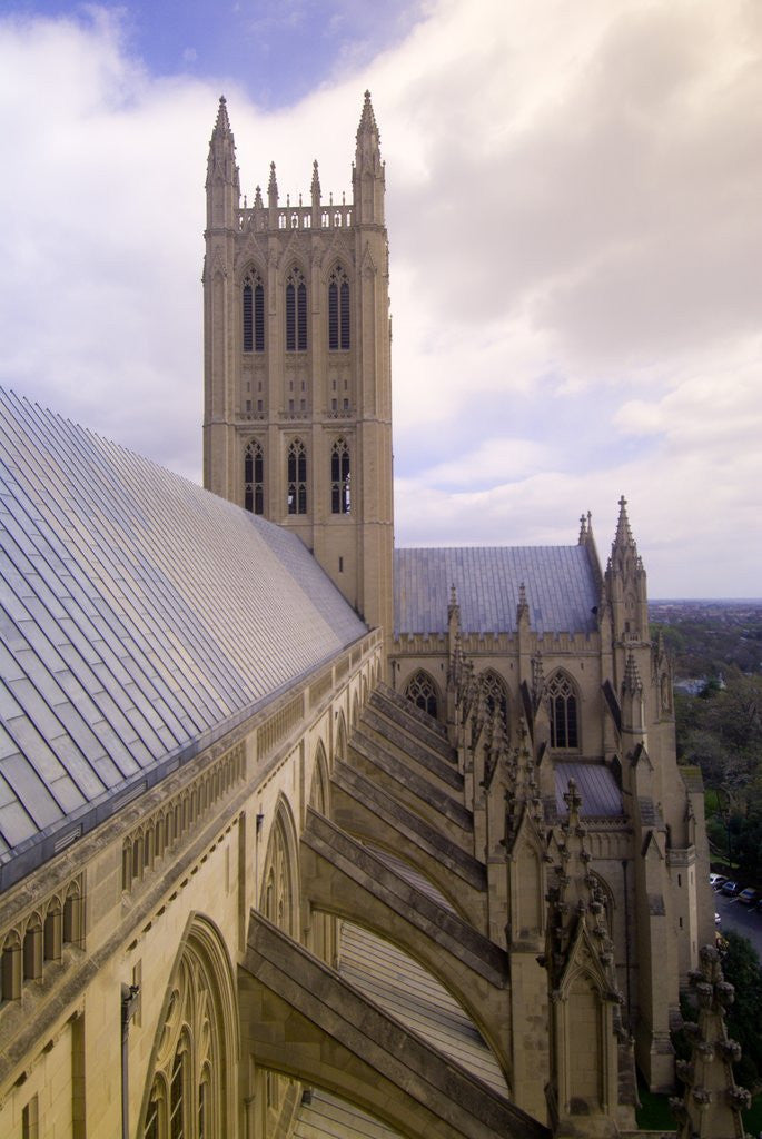Detail of Washington National Cathedral by Corbis