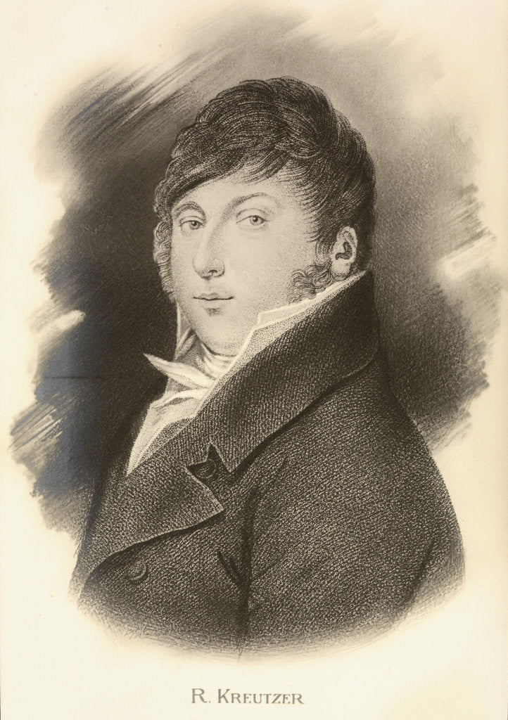 Detail of Portrait of Rodolphe Kreutzer by Anonymous
