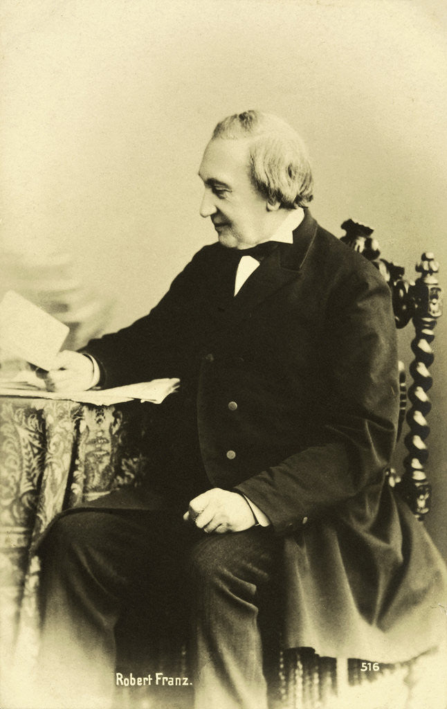 Detail of German Composer Robert Franz by Anonymous