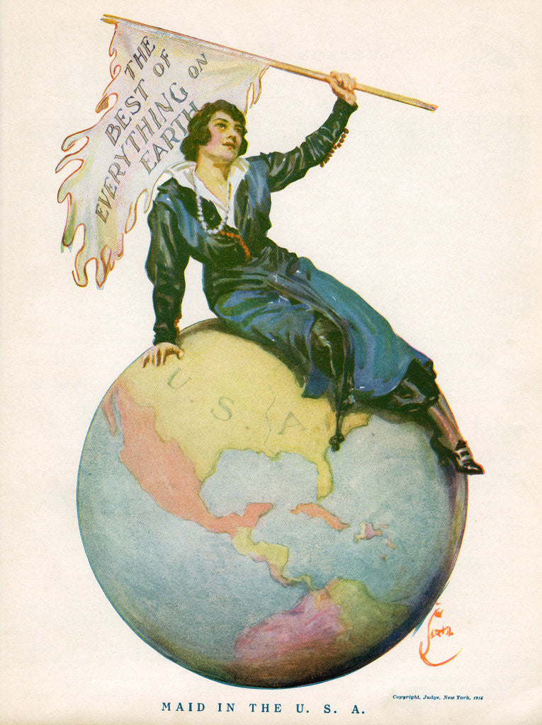 Detail of Maid in the U.S.A. Illustration by Anonymous