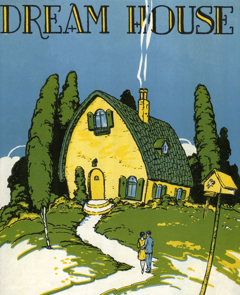 Detail of Dream House Sheet music cover by Anonymous