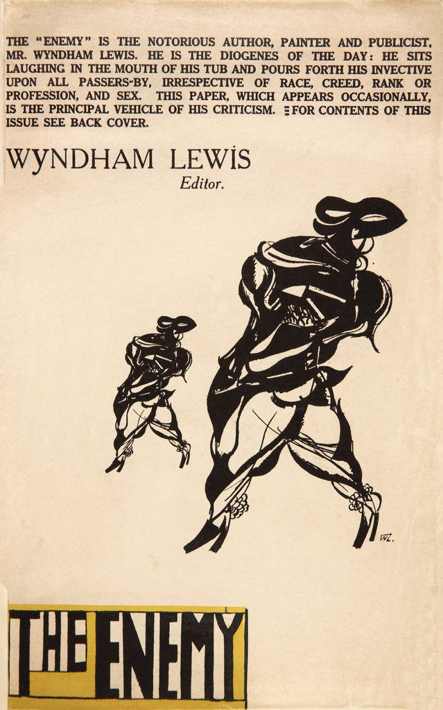 Detail of Cover of The Enemy by Wyndham Lewis