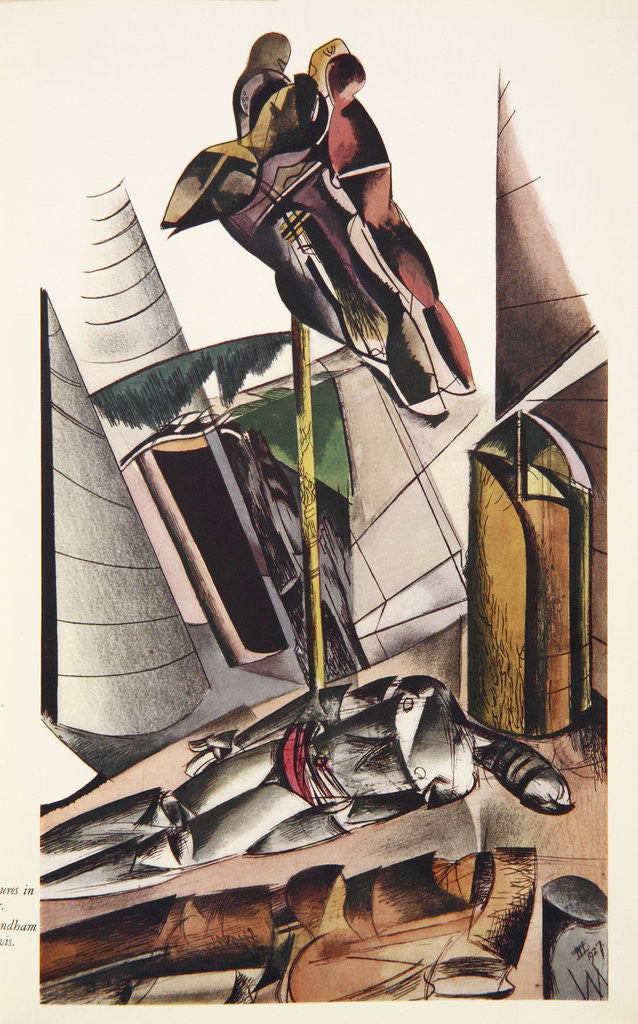 Detail of Illustration from The Enemy by Wyndham Lewis