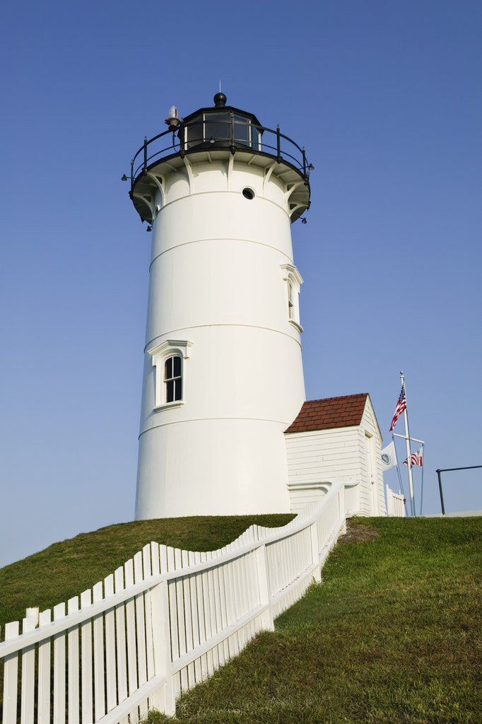 Detail of Nobska Point Lighthouse on Cape Cod by Corbis