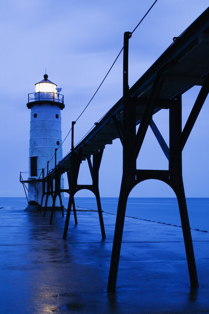 Detail of Catwalk to Door of Lighthouse by Anonymous