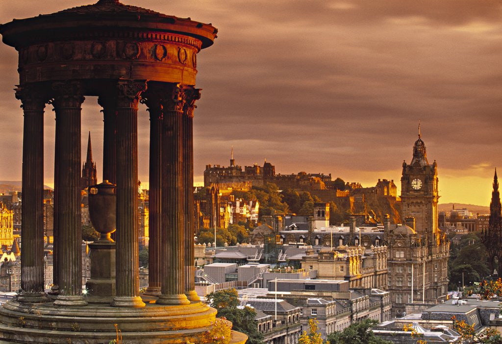 Detail of Dugald Stewart Monument in Edinburgh by Anonymous