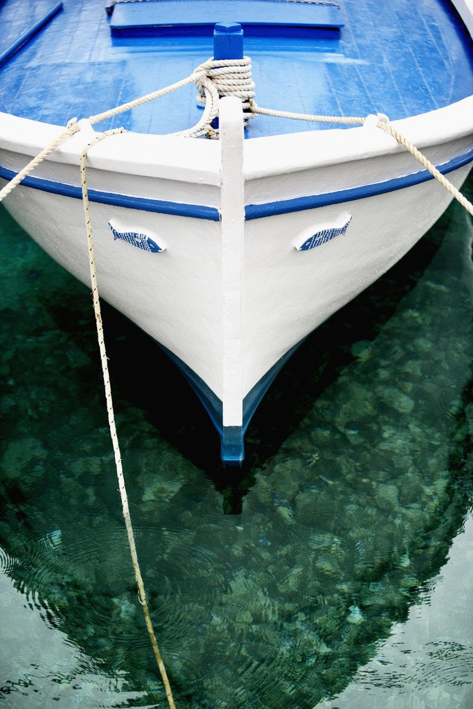 Detail of Fishing Boat at Mooring by Anonymous