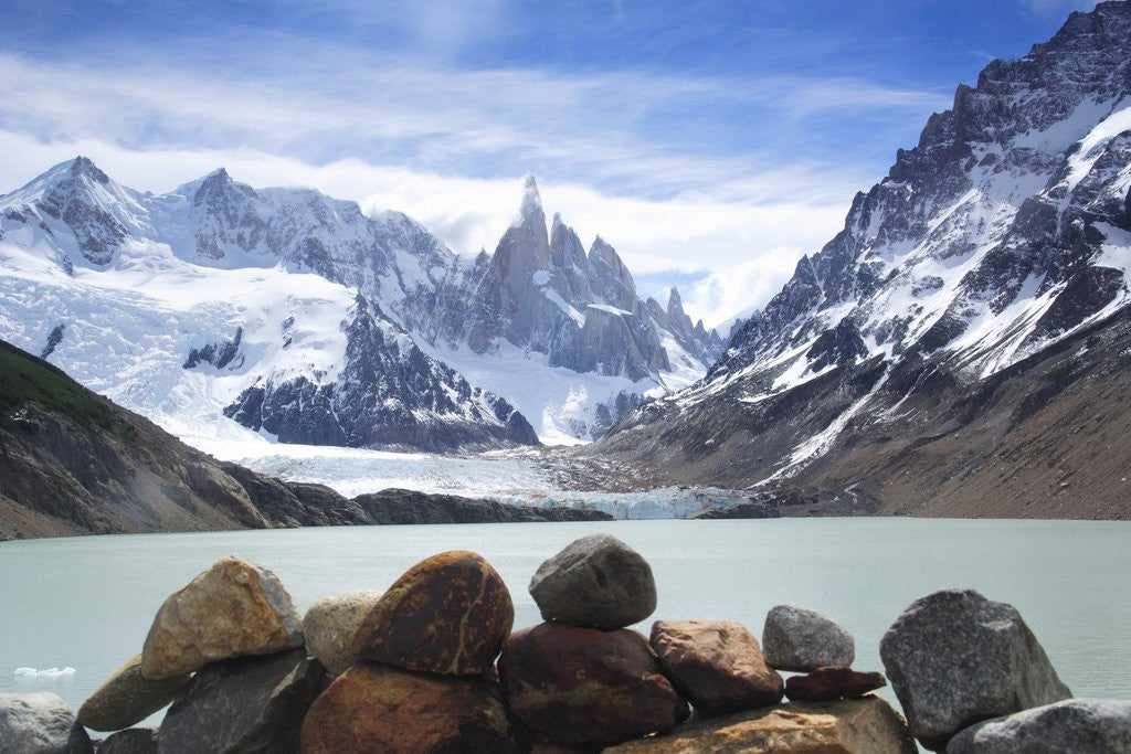 Detail of Lake Torre in Los Glaciares National Park by Anonymous