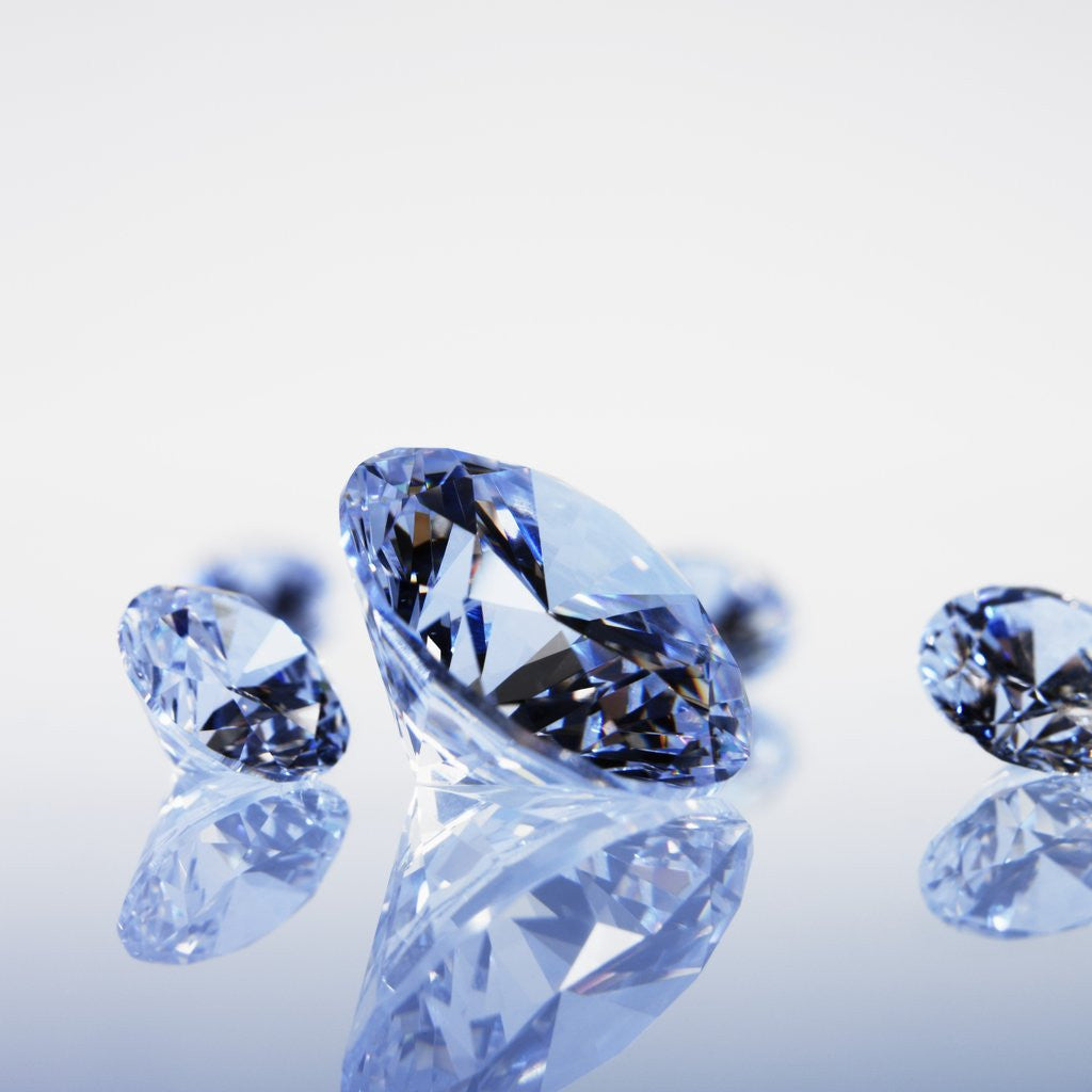 Detail of Round Cut Diamonds by Anonymous