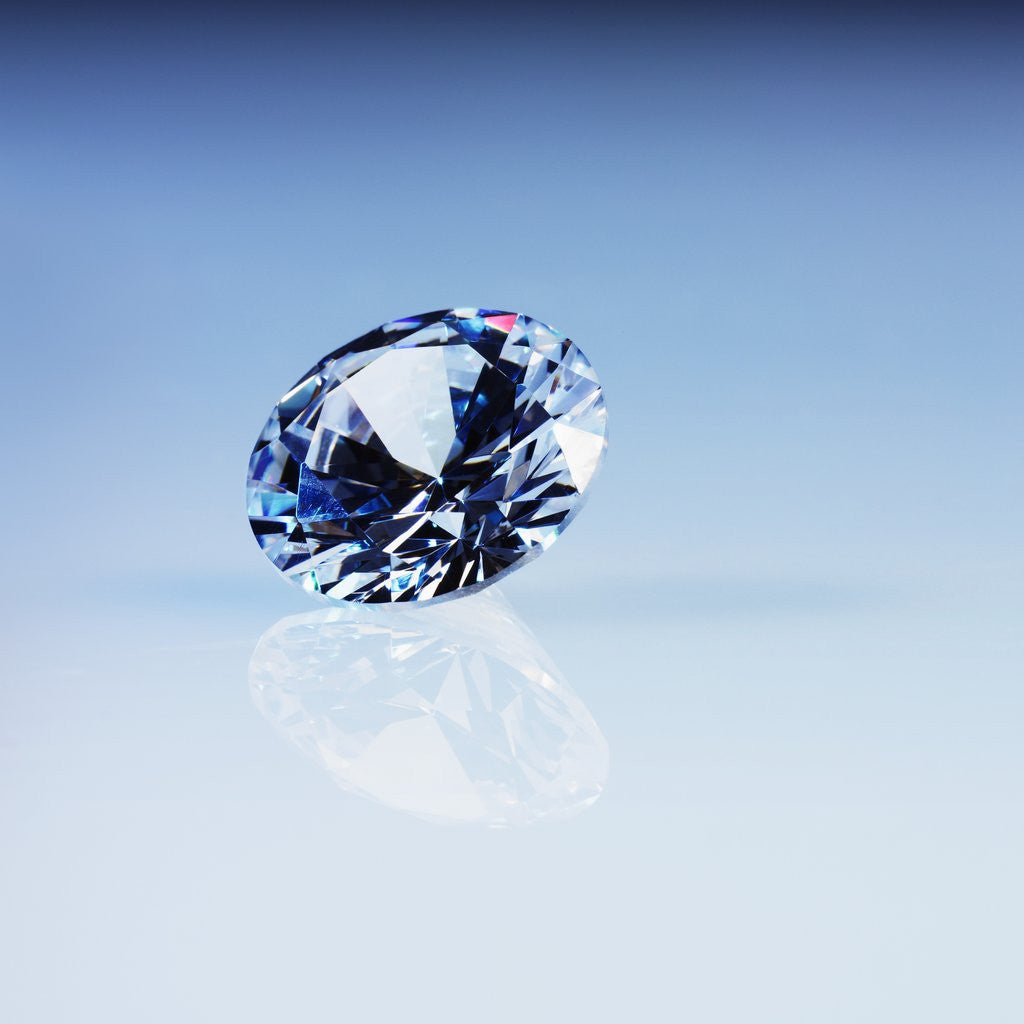 Detail of Round Cut Diamond by Anonymous