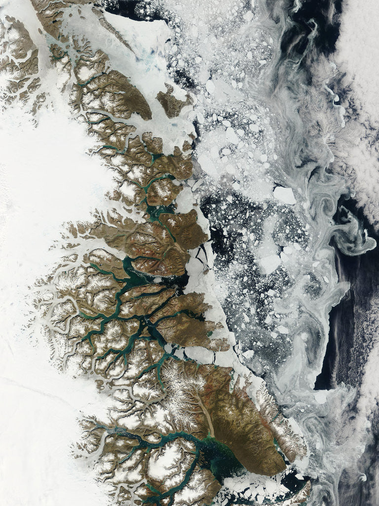 Detail of Summer Thaw on the Fringe of Eastern Greenland by Anonymous