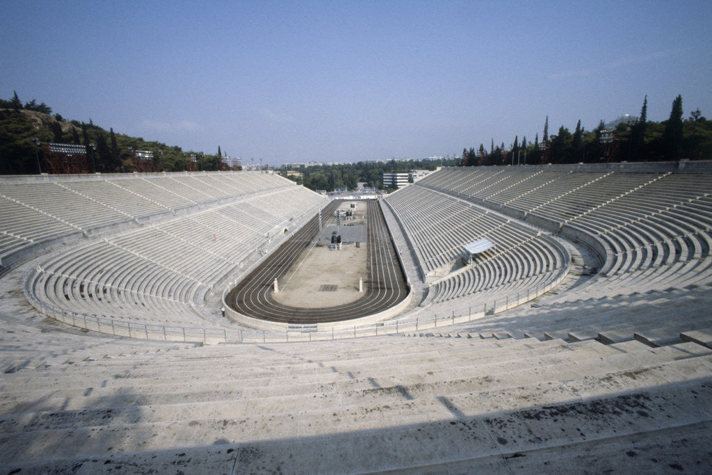 Detail of Panatheniac Stadium, Site of the 1896 Olympic Games by Corbis