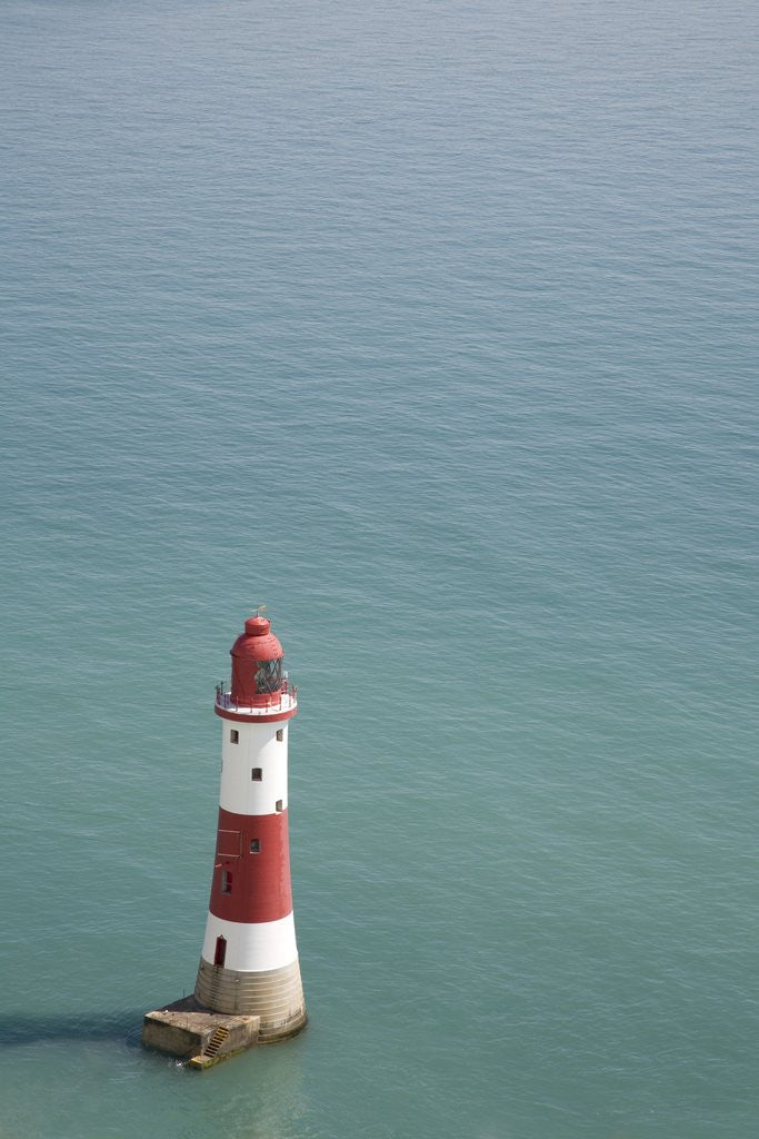 Detail of The Lighthouse at Beachy Head by Anonymous