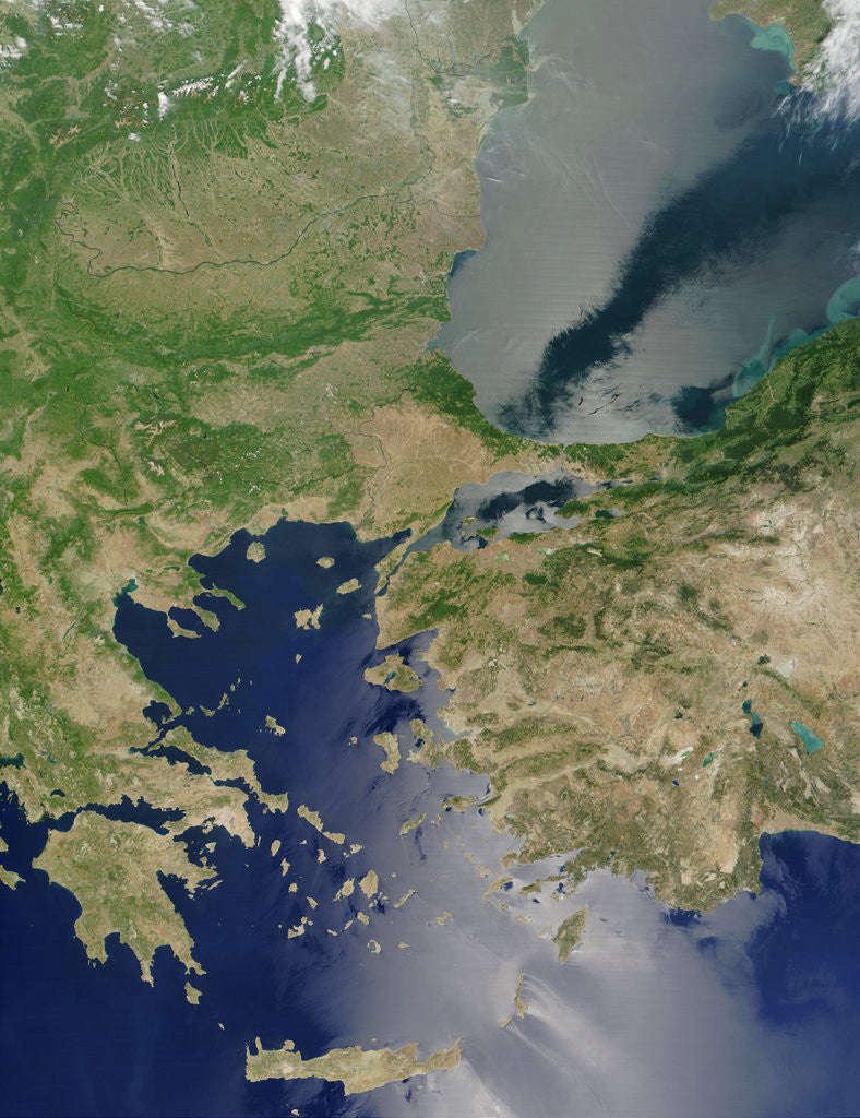 Detail of Turkey and Greece by Anonymous